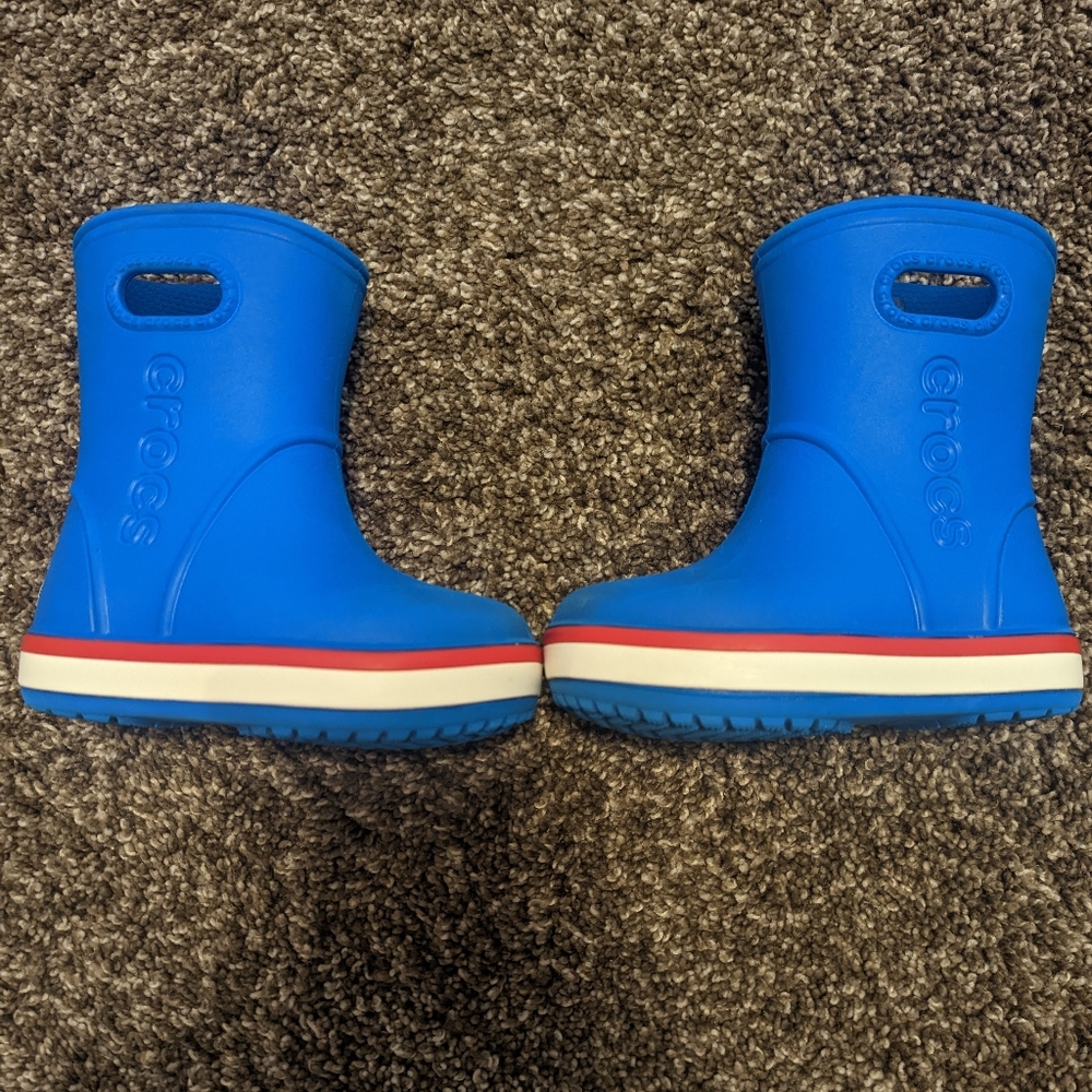 Kids Crocband Rain Boot